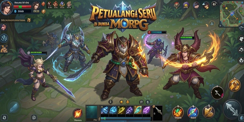 Gameplay epik di dunia fantasi MMORPG 9939.