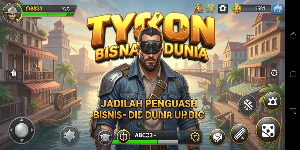 Screenshot gameplay ABC33 menampilkan pengelolaan bisnis yang seru.