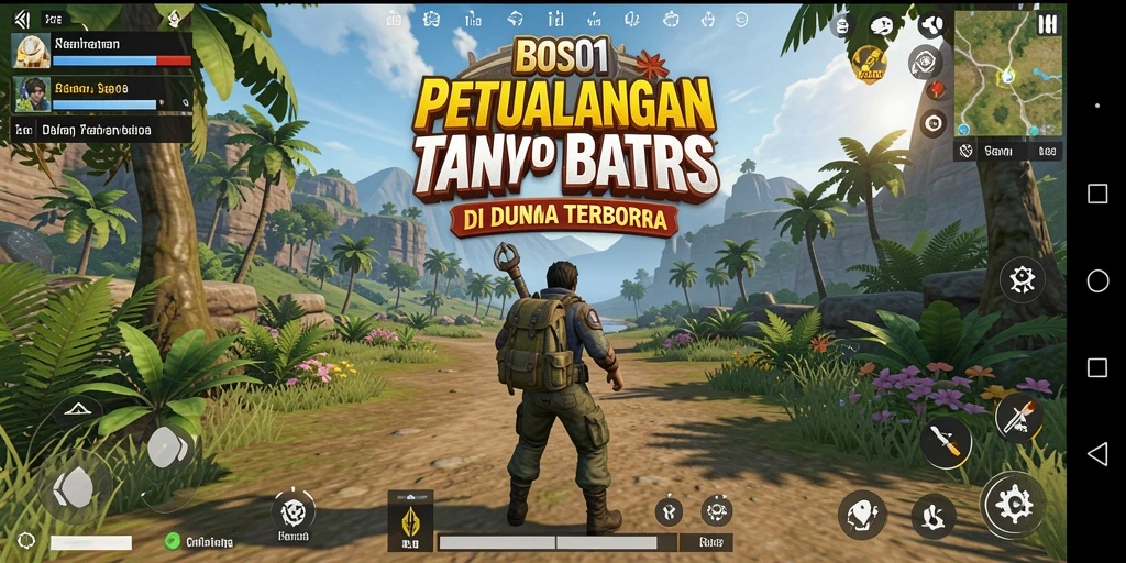 Tampilan gameplay menarik dari eksplorasi dunia terbuka di BOS01.