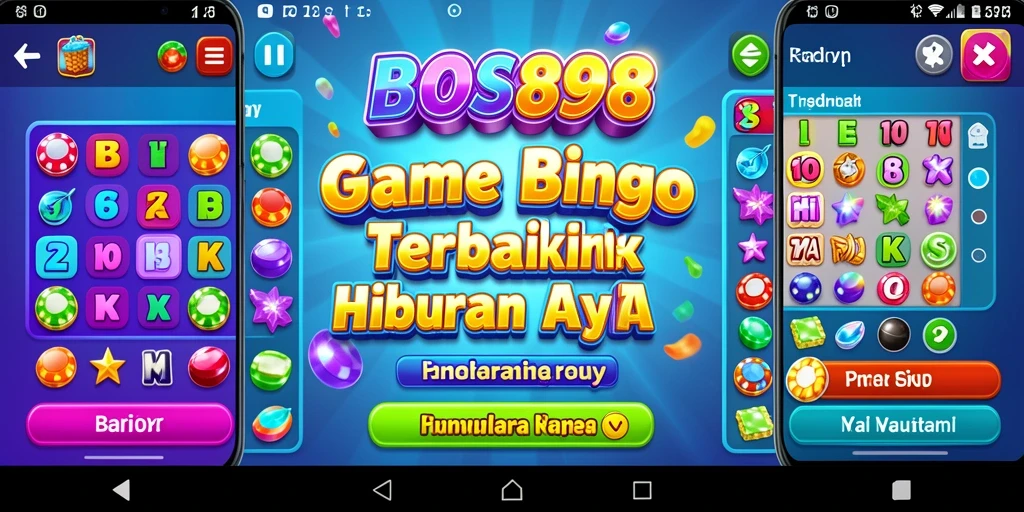 Tampilan screenshot dari gameplay seru dalam BOS898, menampilkan suasana Bingo yang mendebarkan.