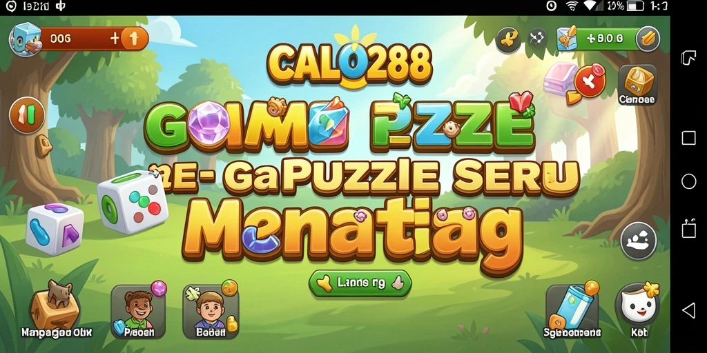 Tangkapan layar dari gameplay puzzle CALO288 yang seru.