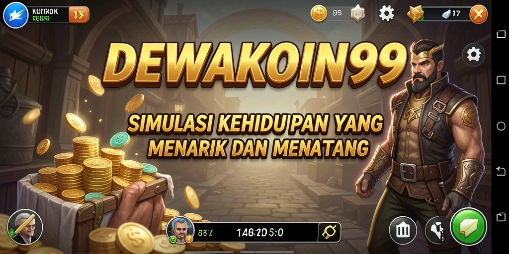 Tampilan gameplay <strong>DEWAKOIN99</strong> yang mendalam dan interaktif.