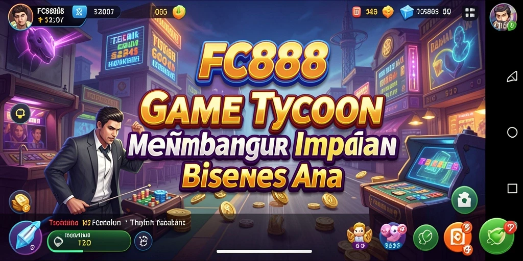 Tampilan menarik dari gameplay Tycoon FC888 yang seru.