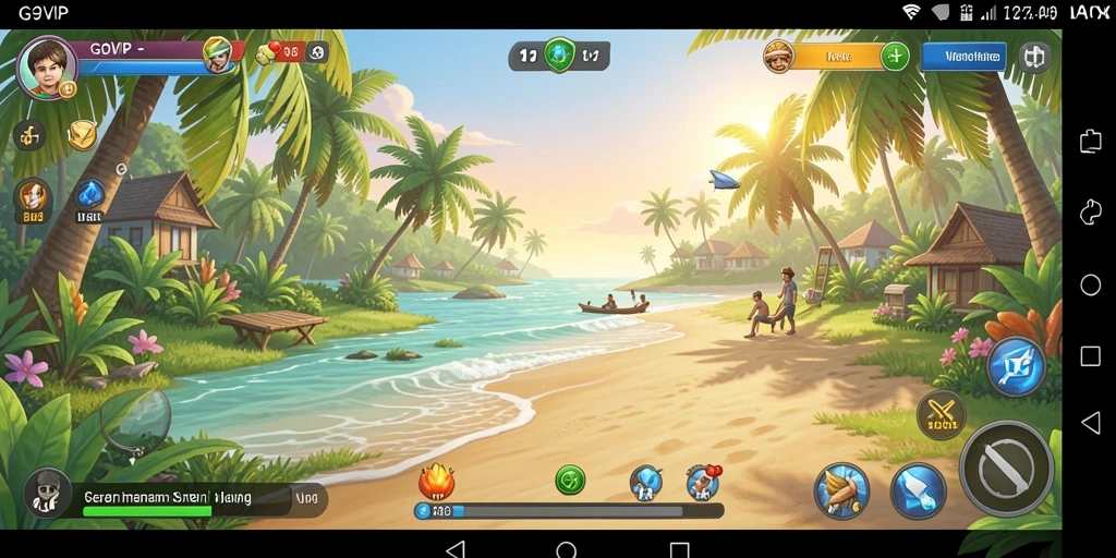 Screenshot dari gameplay menarik dari G9VIP dengan elemen Casual.