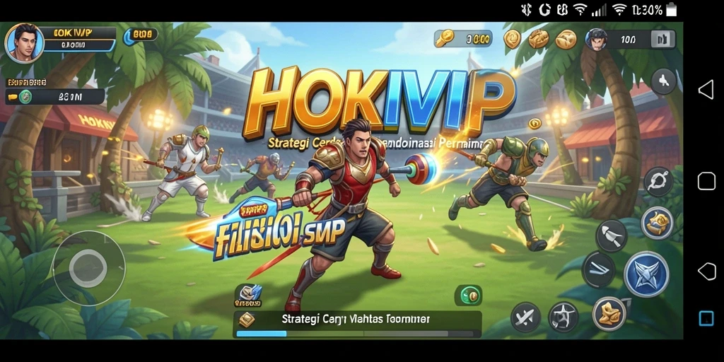 Tampilan gameplay HOKIVIP dengan grafis yang menawan dan strategi yang mendebarkan.