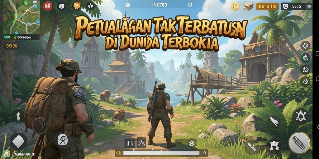 Gameplay menarik dengan eksplorasi dunia terbuka di INK789.