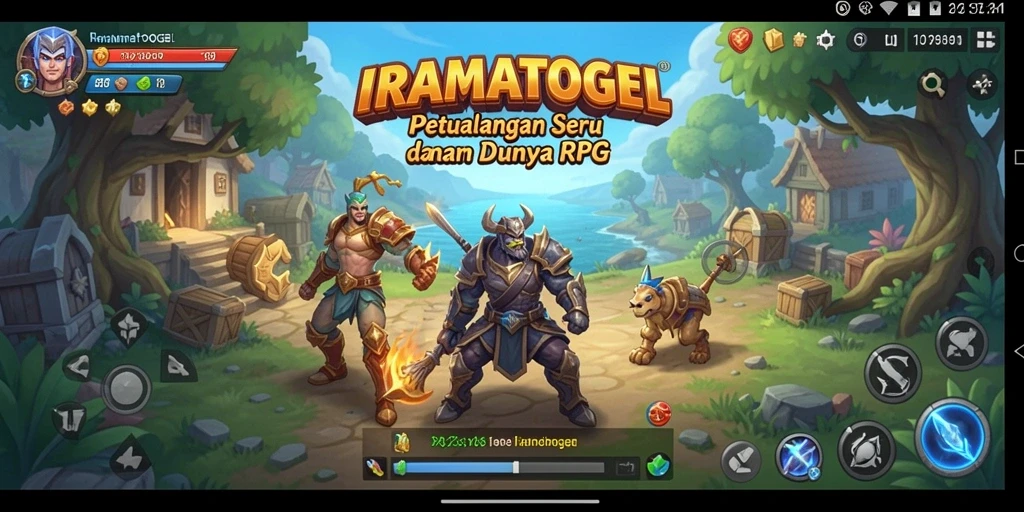 Tampilan gameplay RPG yang seru dan mengasyikkan.