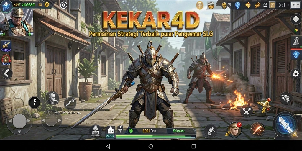 Tampilan gameplay dinamis dari KEKAR4D yang menarik.