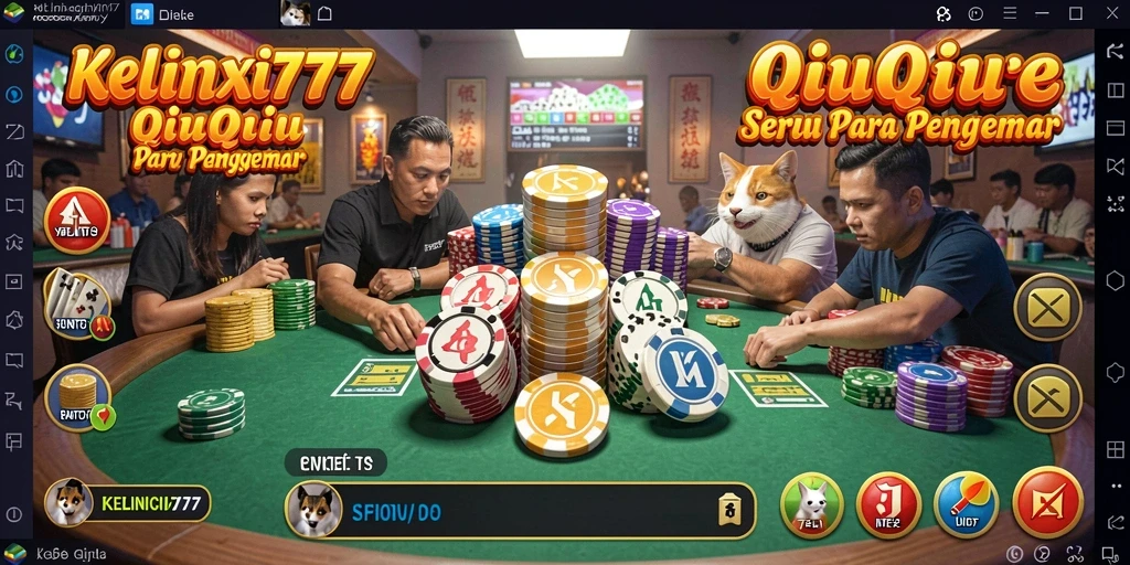 Tampilan gameplay KELINCI777 yang menarik dengan strategi QiuQiu.