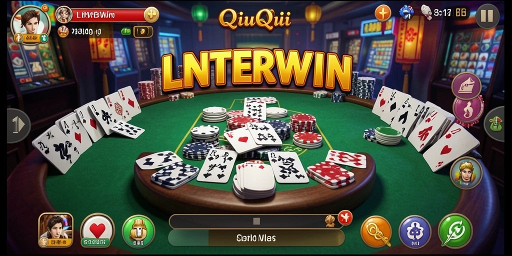 Tampilan menarik saat bermain QiuQiu di LNTERWIN.
