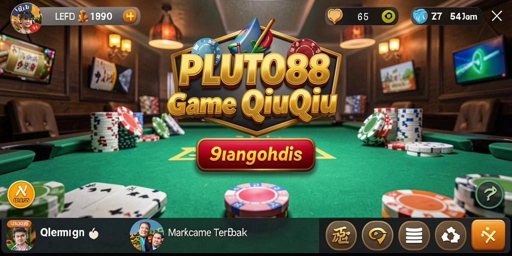 Tampilan permainan QiuQiu yang menarik dan kompetitif.