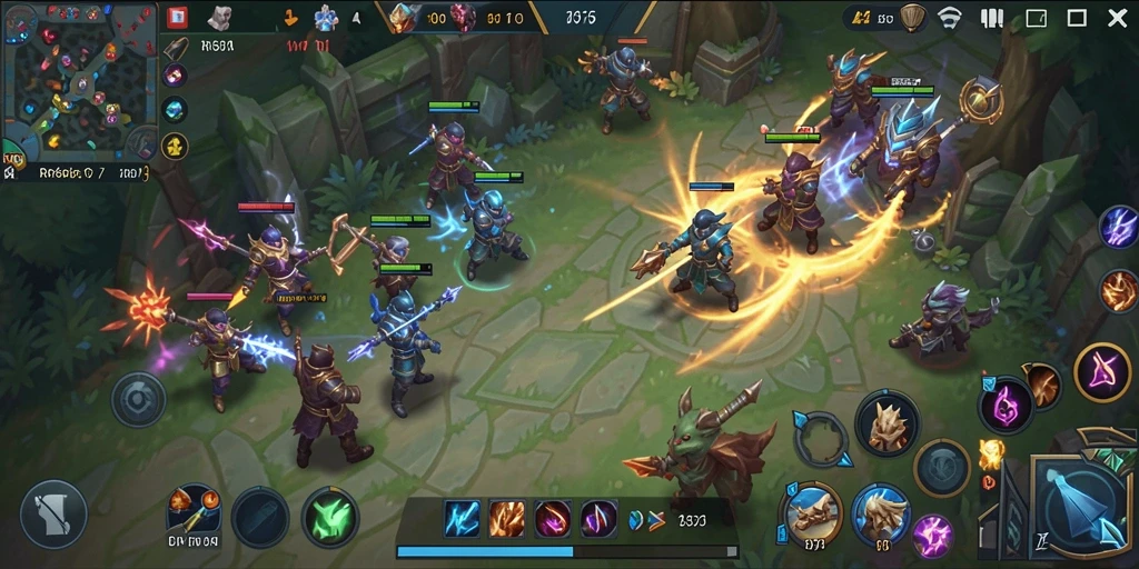 Gameplay menarik dari RP6677 dengan aksi MOBA yang seru.