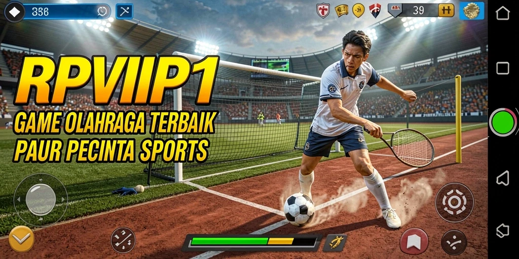 Screenshot utama RPVIP1 menampilkan gameplay yang mendebarkan dari olahraga pilihan.