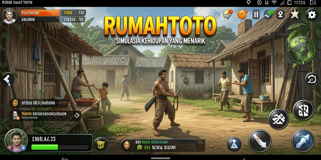 Tampilan menarik dari gameplay RUMAHTOTO yang penuh kreatifitas.